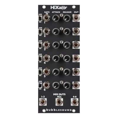 Bubblesound HEXar Eurorack 6 x Envelope Module (Black) image 2