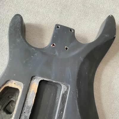 Black HH Okoume Wood DIY Project Guitar Body image 7