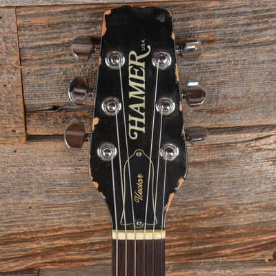 Hamer Vector Black and White Custom Finish 1980s image 6