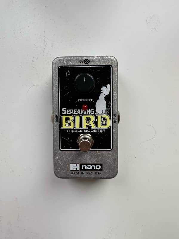 Electro-Harmonix Screaming Bird Treble Booster Pedal | Reverb UK