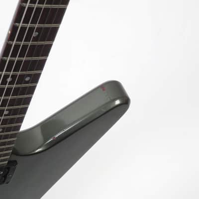 1983 Hamer Blitz Guitar - Pewter Dark Green Metallic - Sustain Block Tremolo, Original Hardshell Case image 11