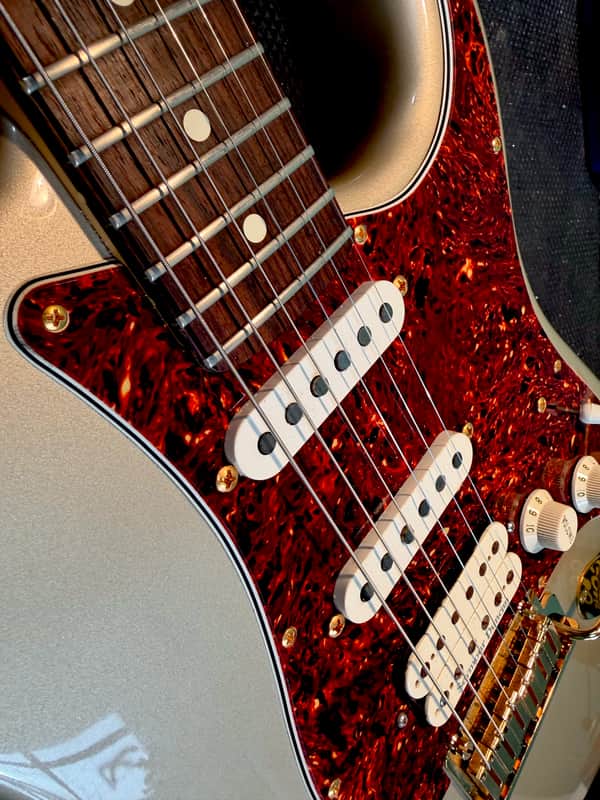 Fender US Lone Star Stratocaster Shoreline Gold with upgrades!!!