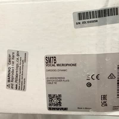 Shure SM7B Cardioid Dynamic Microphone 2001 - Present - Black image 10