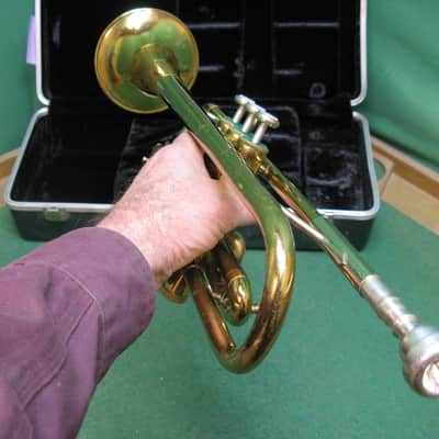 Bach Bundy Trumpet 1973 - Reconditioned - Original Case & Bach 7C MP image 14