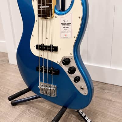 Fender Traditional Late 60s Jazz Bass®, Rosewood Fingerboard, Lake Placid Blue image 4