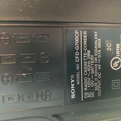 Sony CFD-G700CP Xplod Mega Bass AM FM Radio CD Player MP3 Aux Powerful Boombox image 15