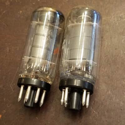 G.E ONE (1) 6V6GTA Beam Power tNOS AT1000 TESTED Vacuum Tube coin 6V6 Audio 1964-1972 image 1