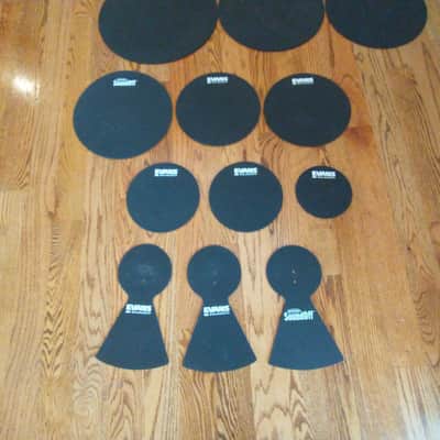 Evans Sound off 13 piece drum and cymbal muting pad set mint open box! image 4