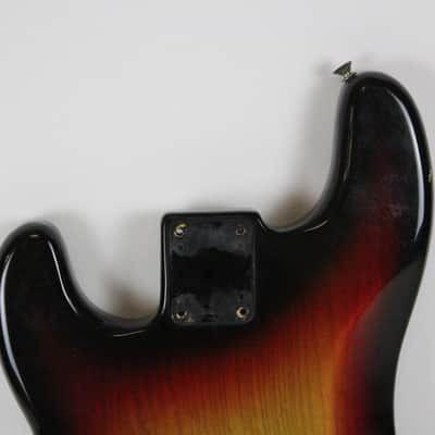 1978 Fender Precision Bass BODY Sunburst ASH Super CLEAN USA 4-Bolt Lightweight 5.2 lbs PBass 1970's Vintage image 10
