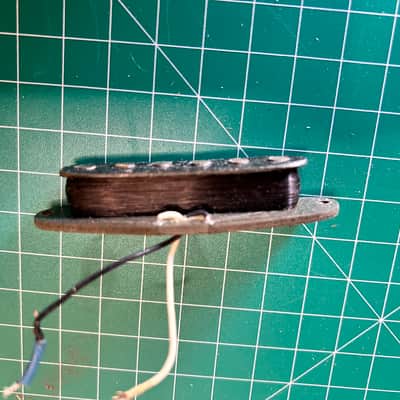 Fender Single Coil pickup 1976 Grey bottom original vintage USA image 3