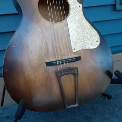 Regal Pre-War Vintage Parlor Guitar (*sparkle pick guard) image 17