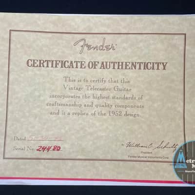 Fender '52 Telecaster 50th Anniversary - Butterscotch Blonde (1996) image 8