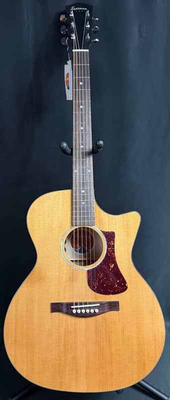 Eastman PCH3-GACE-AB Auditorium Cutaway Acoustic-Electric Guitar Amberburst w/ Gig Bag image 1