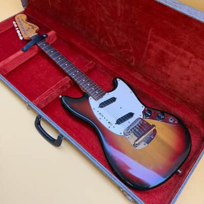 1974 Fender Mustang 3-Tone Sunburst image 2