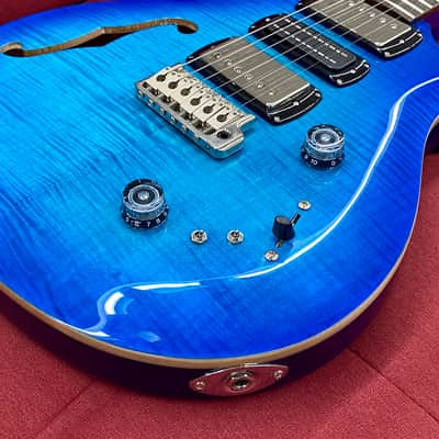 PRS SE Special Semi-Hollow Electric Guitar - Lake Blue w/ Gig Bag image 7