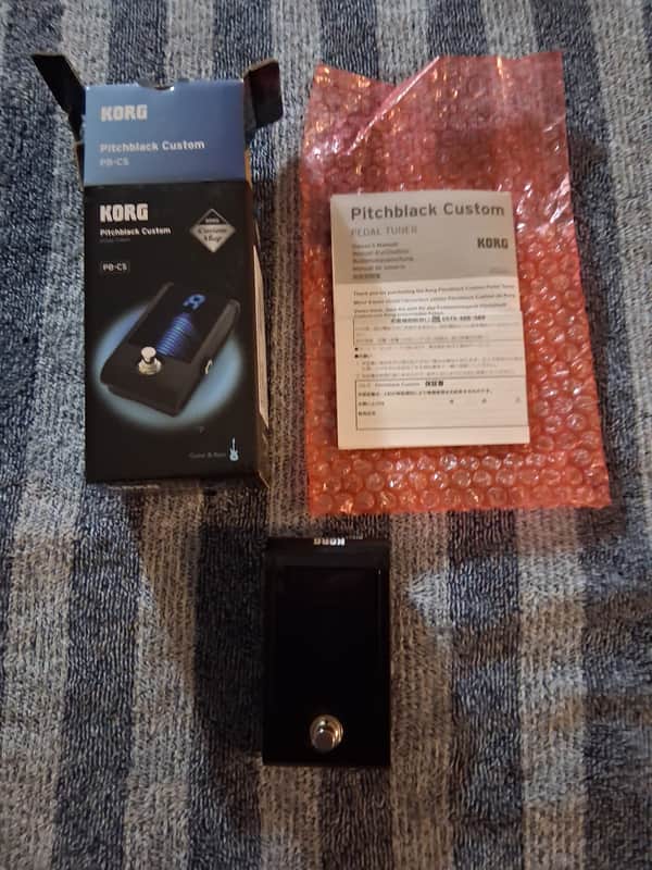 Korg PB-CS Pitchblack Custom Tuning Pedal 2023 - Black image 1