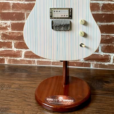 Prisma Accardo  2020 Tinted White/ Natural AAA Roasted Flame Maple Neck *7lbs 7.6oz* (Authorized Dealer) image 3