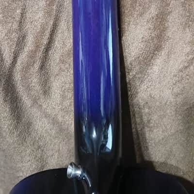 FLORAL HAND-PAINTED DARK PURPLE CLASSICAL GUITAR 30" image 22