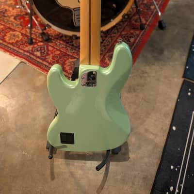Fender MIM Deluxe Active Jazz Bass 2010s - Tidepool Green image 7