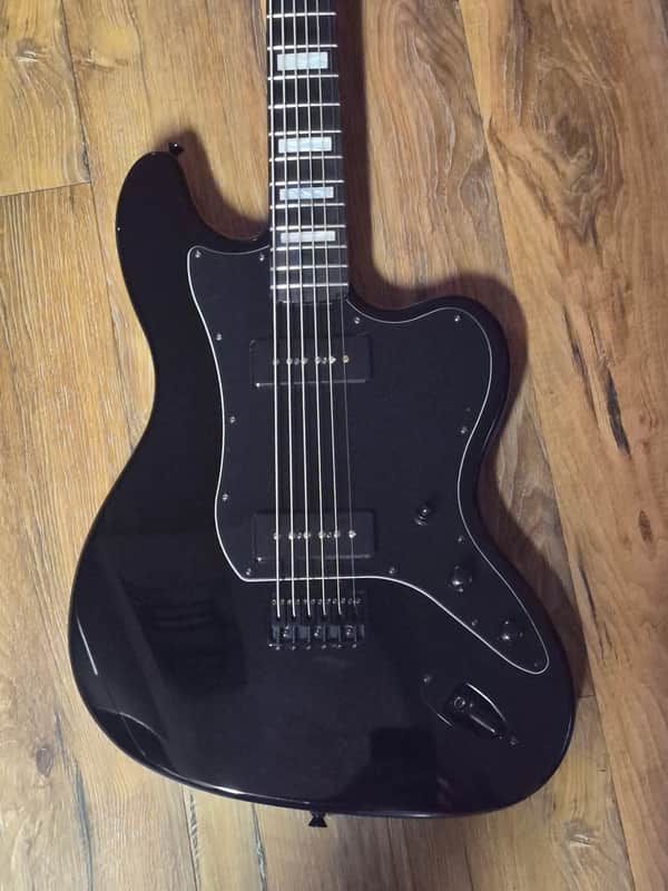 Harley Benton JA Baritone - Black image 1