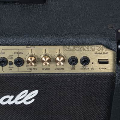 Marshall - Valvestate 80V Model 8080 2-Channel 1x12" 80W Solid-State Guitar Combo Amp - w/FSW in Box USED image 6