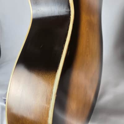 Silvertone Harmony 621 1965 - X-brace Conversion, Neck Reset, Bone Nut & Saddle, Seymour Duncan Maverick Soundhole Pickup image 18