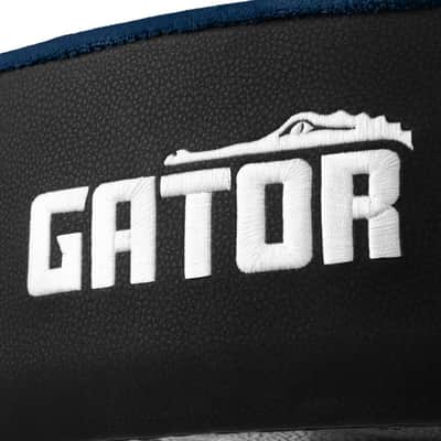 Gator Air Glide Drum Throne Saddle Seat, Blue image 15