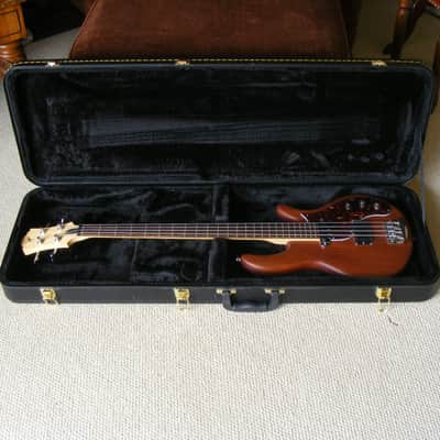 Birdsong Short Scale Bass 2015 Natural Mahogany image 4