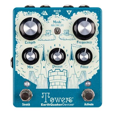 EarthQuaker Devices Towers Stereo Reverberant Filter - Various image 1