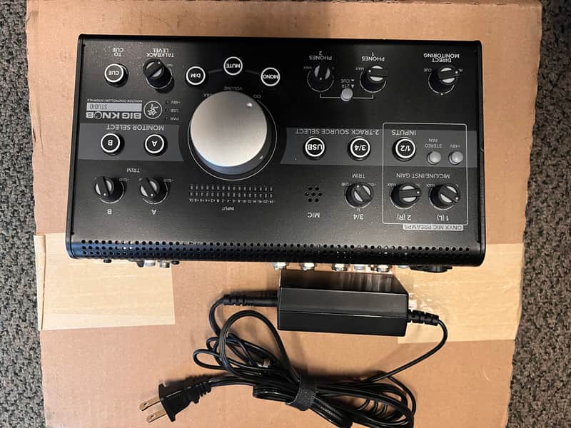 Mackie Big Knob Studio Monitor Controller / Interface 2017 - Present - Black image 1