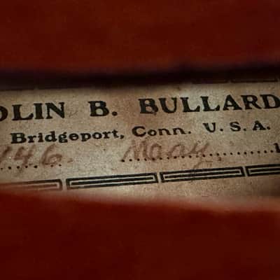 Orin Bullard 4/4 Violin #146 1927 image 14