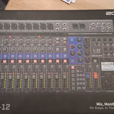 Zoom LiveTrak L-12 Digital Mixer / Recorder 2010s - Grey / Blue image 3