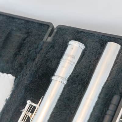 Yamaha YFL-385 II Intermediate Flute *Solid Silver Headjoint *Low-B *Japan Made *Overhauled New Pads image 3