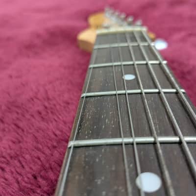 JB Player Lefty Strat copy 90s - Black - Made in Indonesia image 8
