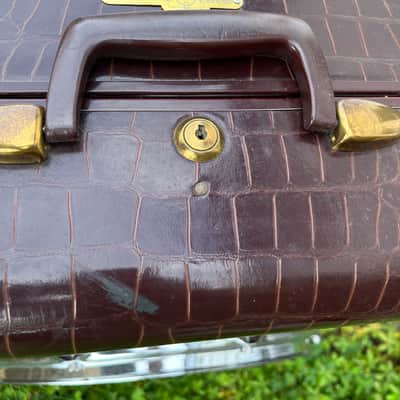 Drumsonite Vintage Samsonite Suitcase Kick Drum 16” – Unused image 13