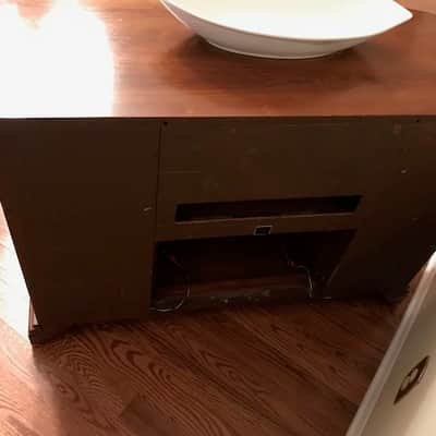 Fisher Philharmonic HiFi Console P-295 Cabinet 1967 Cherry Finish image 5