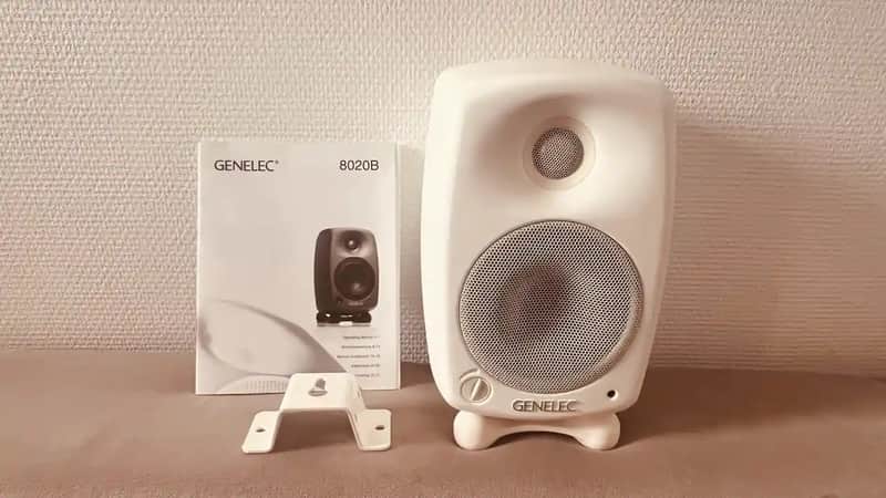 Genelec 8020B WH 4" Powered Nearfield Studio Monitor (Single) image 1