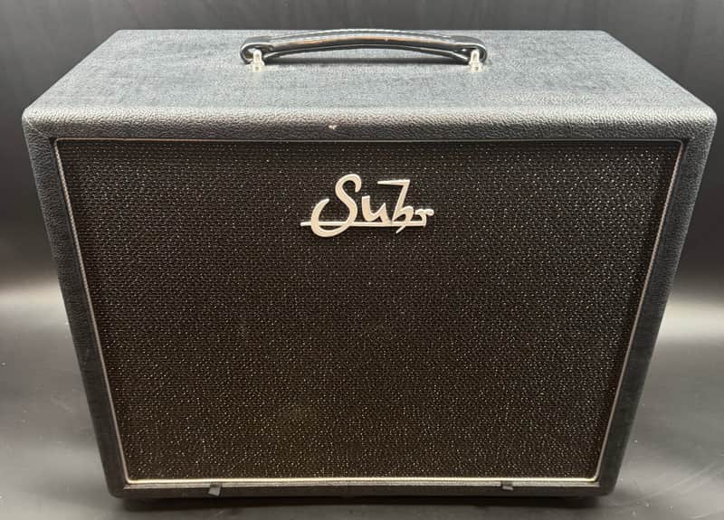 Suhr 1x12" 60-Watt Closed Back Front-Ported Guitar Speaker Cabinet 2010s - Black/Black image 1