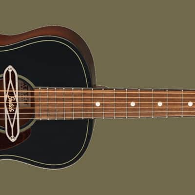 Gretsch Roots Collection Jim Dandy Deltoluxe Parlour Black Electro Acoustic Guitar Bild 3