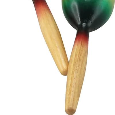 Wooden Maracas - Rainbow Finish image 2