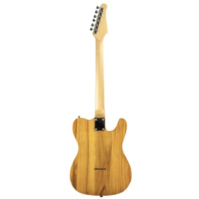 Sawtooth Left-Handed Butterscotch ET Series Electric Guitar w/ Black Pickguard - Includes: Accessories, Amp & Gig Bag image 6