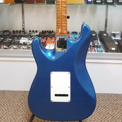 used 2019 Suhr Classic S Antique Custom with Roasted Flame Maple Neck in Lake Placid Blue, Very Good Condition with Gig Bag image 9