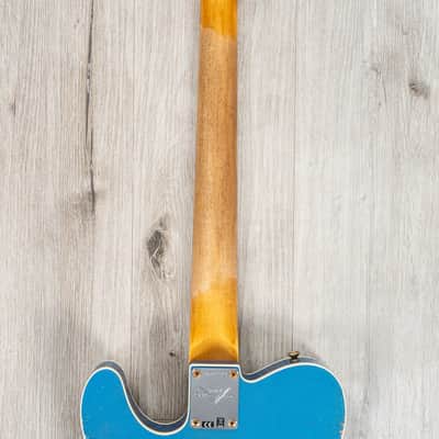 Mint Fender Custom Shop 1965 Telecaster Custom Heavy Relic Guitar, Lake Placid Blue image 6