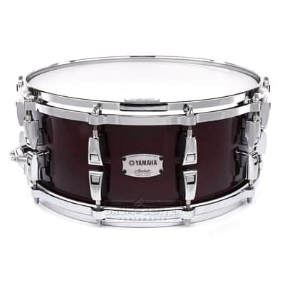 Yamaha Absolute Hybrid Maple Snare Drum 14x6 Classic Walnut image 1