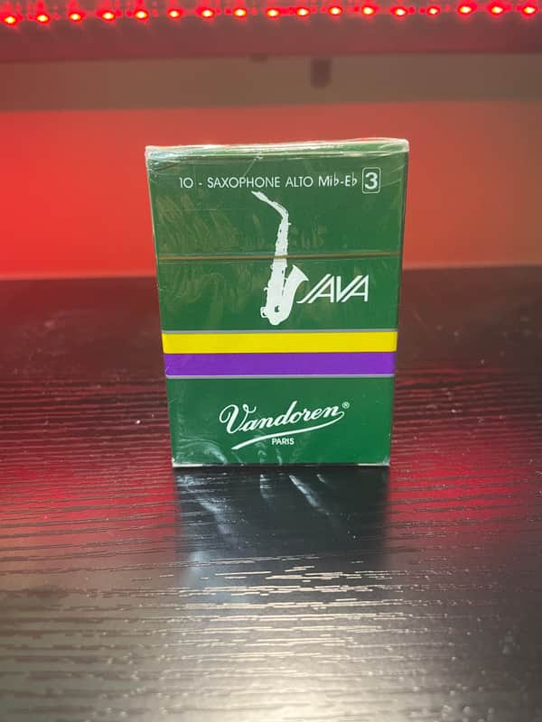 Vandoren Java Alto Saxophone Reeds (Strength 3) (New Old Stock and Unopened) (10-Pack) image 1