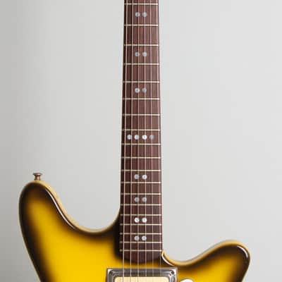 Micro-Frets Golden Melody Semi-Hollow Body Electric Guitar (1969), ser. #1411, original black tolex hard shell case. image 8
