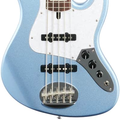 Lakland Skyline 55-60 Custom Laurel Fretboard Bass Guitar, Lake Placid Blue image 3