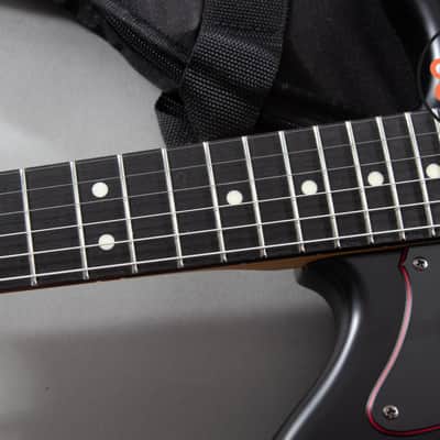 2025 Fender Japan MIJ Limited Hybrid II Jazzmaster Noir Black Original Gig Bag image 5