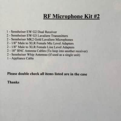 Sennheiser EW 550 receiver and Body pack transmitters - 2 complete systems imagen 10