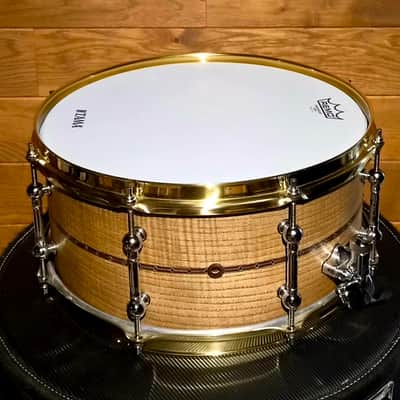 Tama Star Curly Ash 2020s - Natural wood. Brass Chrome image 8